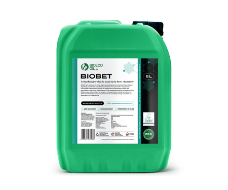 Antyadhezyjny olej do uwalniania form z betonu BIOBET - 5L - BIOECO OIL